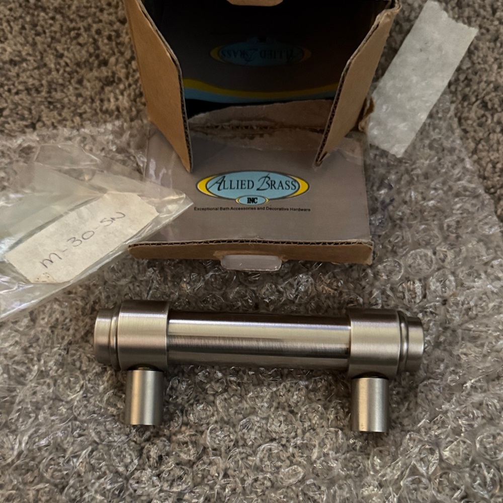 Allied Brass M-30 3 Inch Cabinet Pull, 3", Satin Nickel